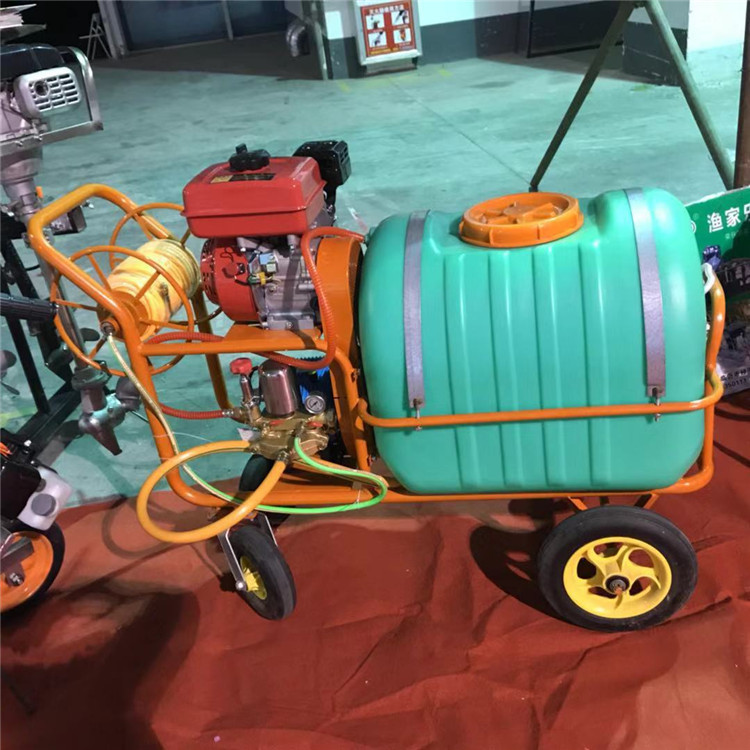 鲁源工自动卷管喷雾机  公共场所防疫消毒机 大棚杀虫喷药机价格