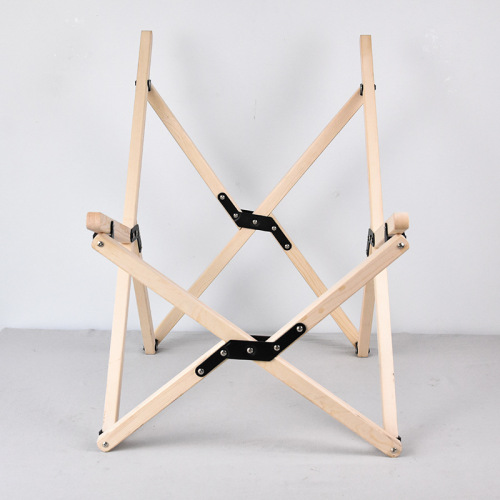 Outdoor Wooden Folding Chair Camping Seat Fishing Canvas Chair Road Trip Car Seat Leisure Sketching Chair