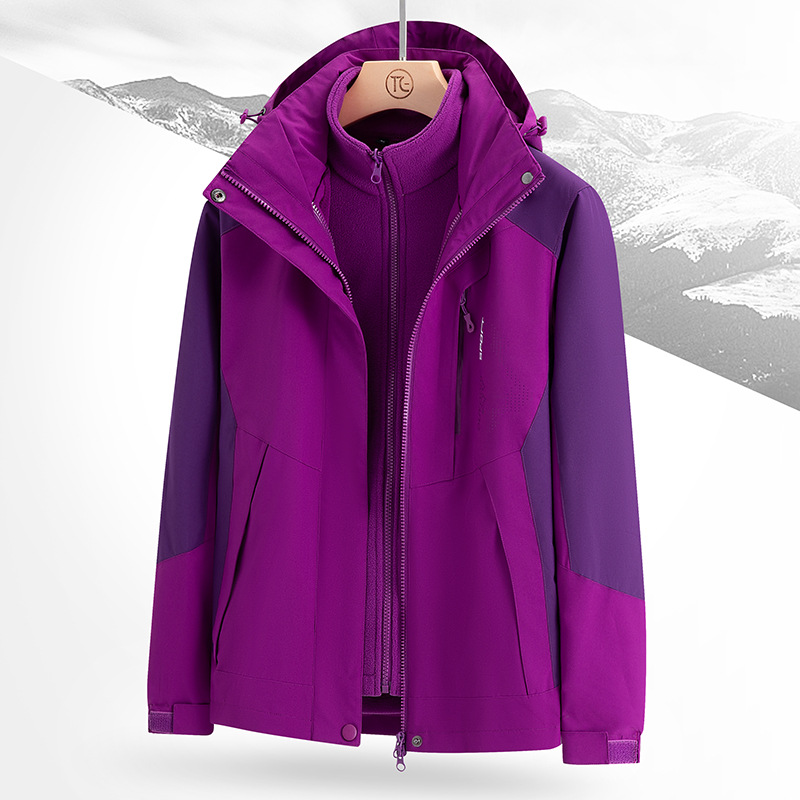 여성 진한 보라색