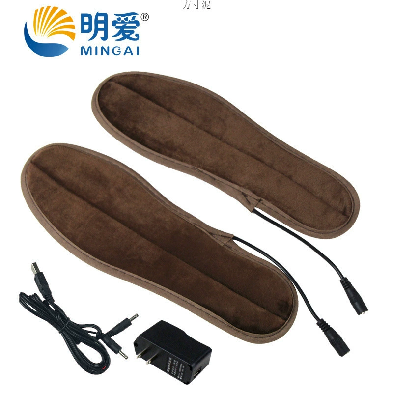 Стельки с ИИ, USB-зарядкой, с подогревом, электрические тёплые стельки/нагревательная подушка, подходят для мужчин и женщин, фабричная