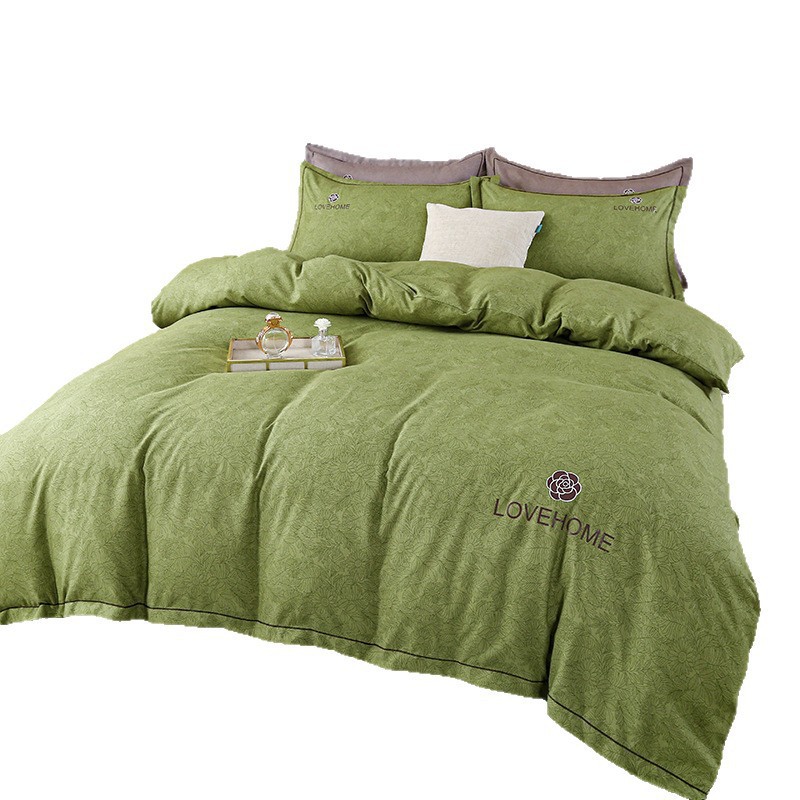 Cuatro piezas de cama de lujo ligero de alta calidad 2026 engrosado colcha de cama cubierta de sopa image 5