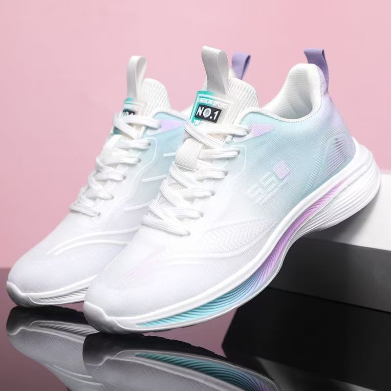 Primavera y verano nuevos 2025 pareja zapatos para correr de calle ultraligeros que absorben los golpes profesionales maratón estudiante zapatos deportivos transpirables zapatos de moda