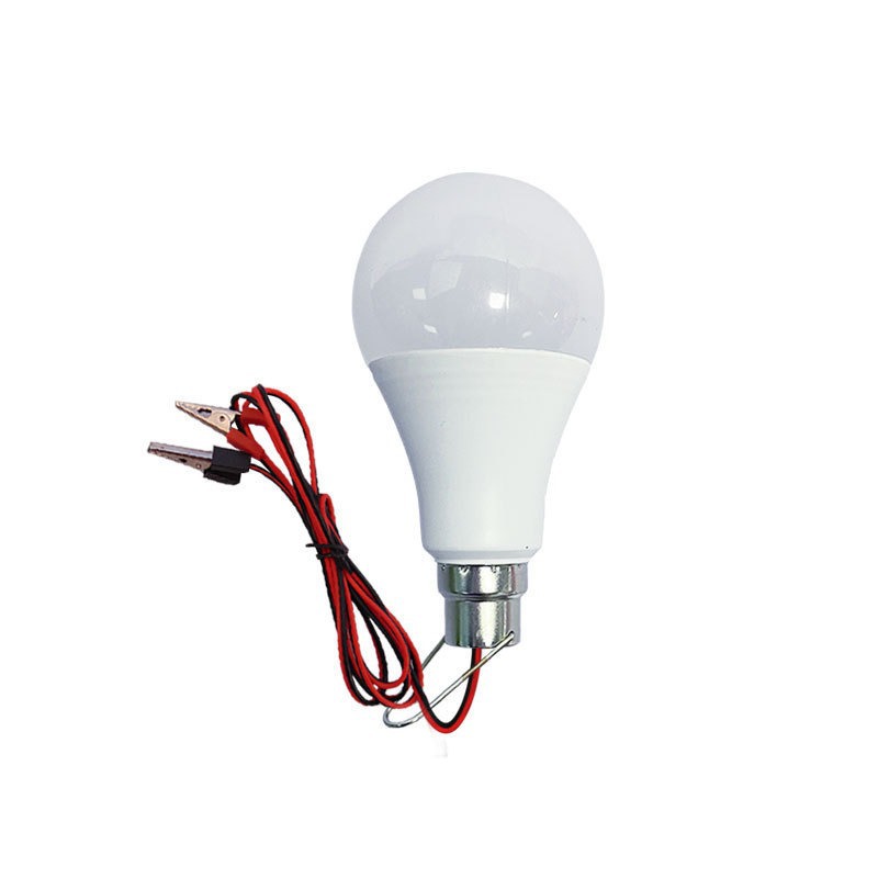 DC12V cable de interruptor de clip de baja tensión E27led lámpara de bombilla de potencia completa suministro directo de fábrica de iluminación solar