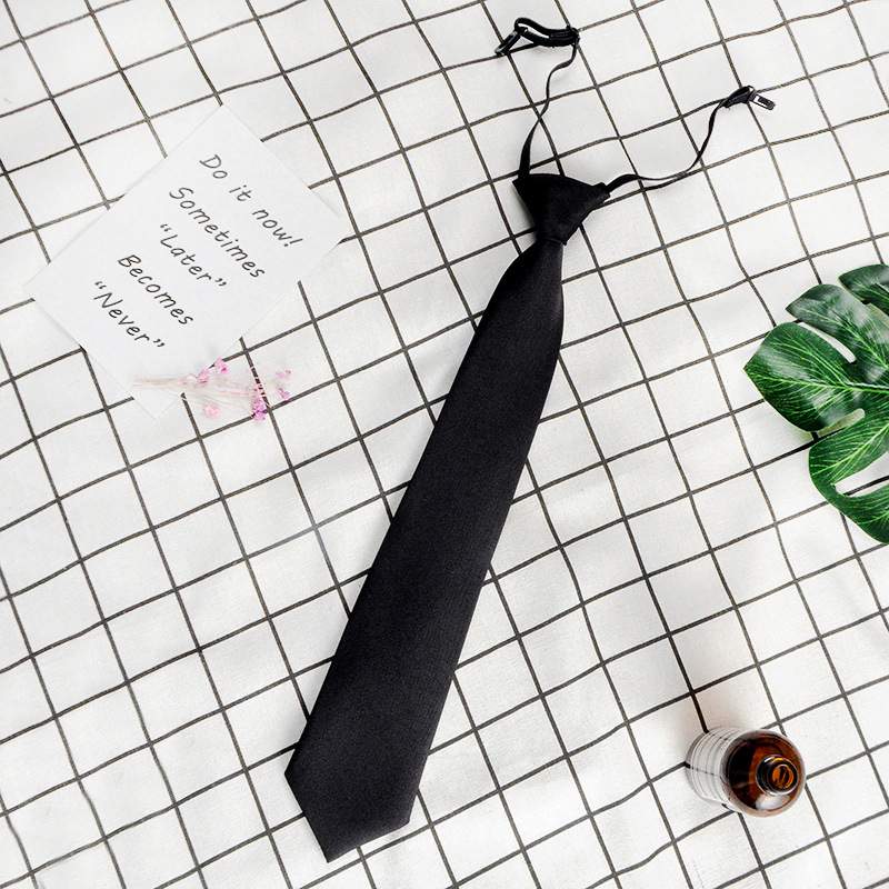 블랙 고무밴드 버클 7*38cm