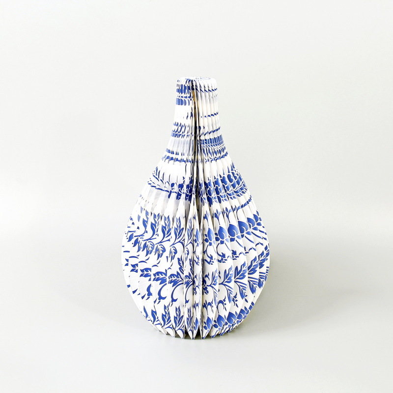 Nuevo estilo chino azul porcelana floral flor