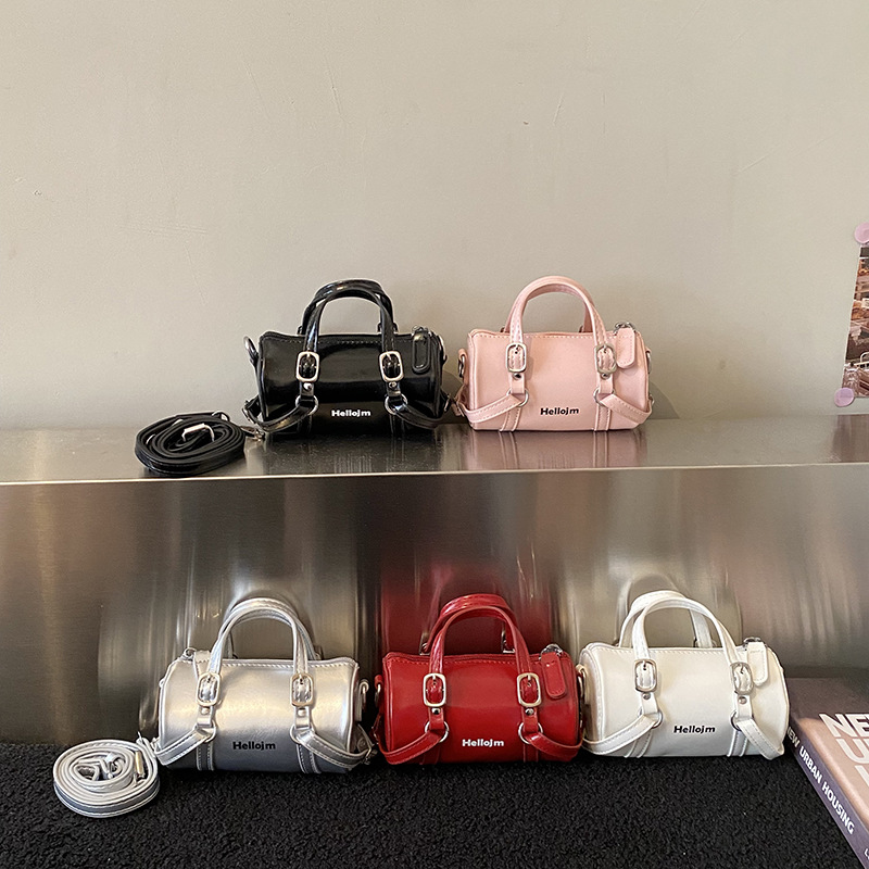 Nicho coreano para niños y niñas bolsas cilíndricas exquisitas mini mochila de hombro para bebés 2026 nueva bolsa infantil transfronteriza