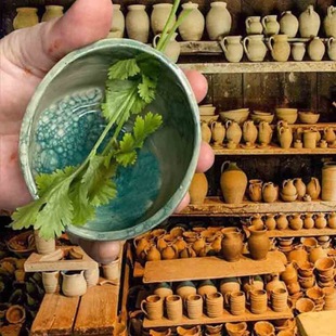 Cross Border New Pottery Herb Stripper Bowl Resin Vanilla Stripping Bowl Grass Stripper