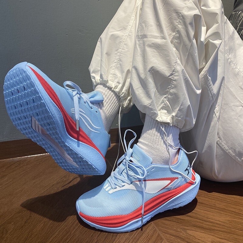 New Ultra-Light Luminous Rubber-Printed Professional Training Sports Shoes for Students, Men and Women, Couples, with Shock Absorption and Rebound Running Shoes