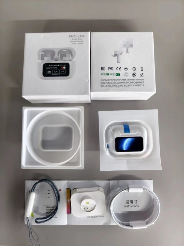 2025 新しい Bluetooth ヘッドセットトップ A9Pro 完全ワイヤレス Bluetooth ヘッドセット ANC ノイズリダクションタッチカラースクリーン Huaqiangbei|undefined