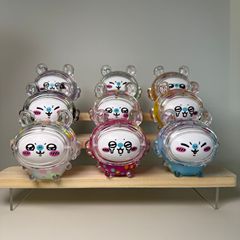 Douyinの人気自虐クマ吉家かわいいパジャマかわいいデスクトップオーナメント人形