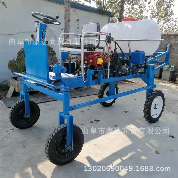 乘坐式四轮打药机 轮距可调喷药机 高架高杆喷雾机 三轮打药机