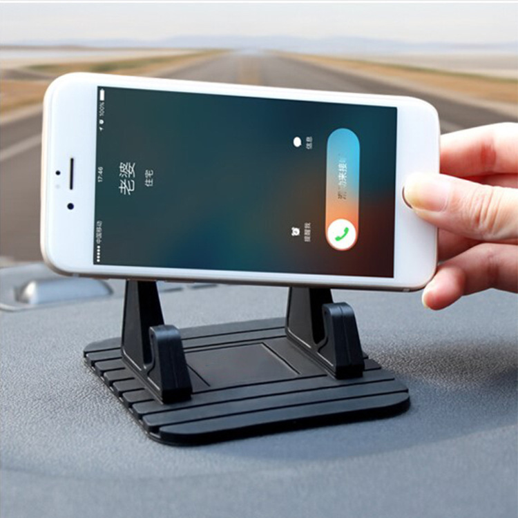 クリエイティブシリコンミニ車の携帯電話ホルダー怠惰なタブレットシリコンホルダー車のダッシュボード車の滑り止めマット|undefined