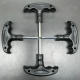 Niuli Galvanized T-shaped Allen Wrench Black Plastic Handle Crutch D-shaped Wrench Garden Accessories Hardware Tools