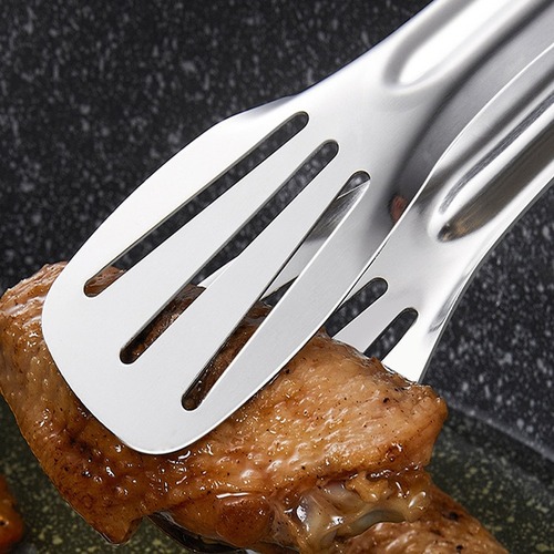 Stainless steel kitchen household thickened food bread clips commercial barbecue barbecue cooked food spicy hot anti-scalding vegetable clips