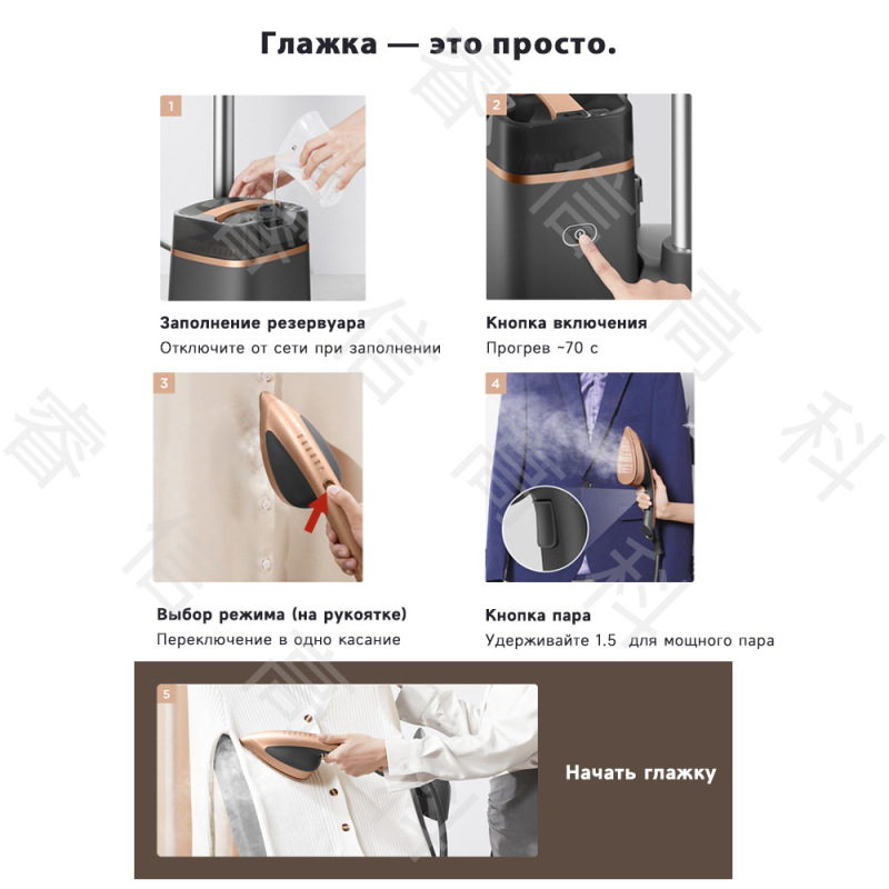 Отпариватель для одежды СупорY208A|undefined