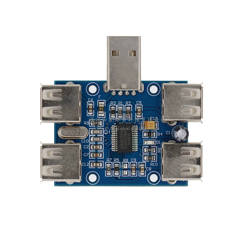 USB-хаб USB2.0, модуль удлинителя USB 1 в 4 / 1→4, модуль на чипе GL850G