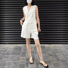 気品ファッション綿麻セット夏の新型高級感があります。