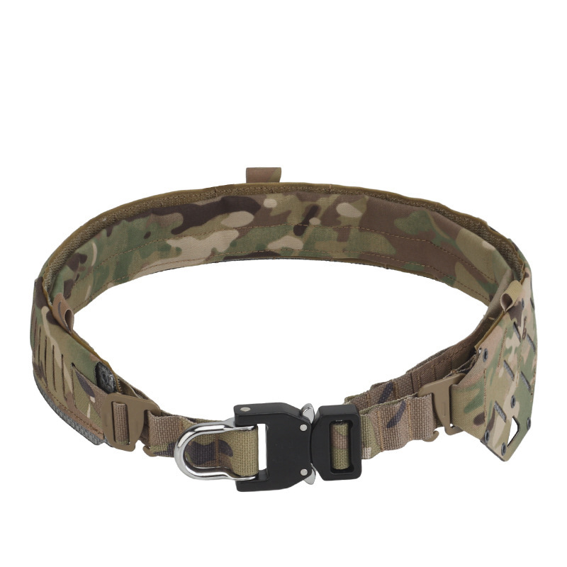 Cinturón táctico ARC Cobra G-button fijo oblicuo molle cintura ajustable camuflaje exterior CS