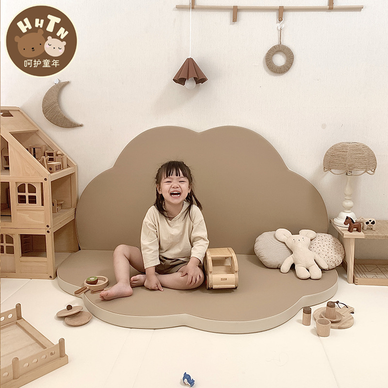 Care for Kidshood Kidsren's Crawling Mat Cloud Thickeneded Baby Crawling Mat Non-Toxic and Odorless Household Baby Foldableing Floor Mat