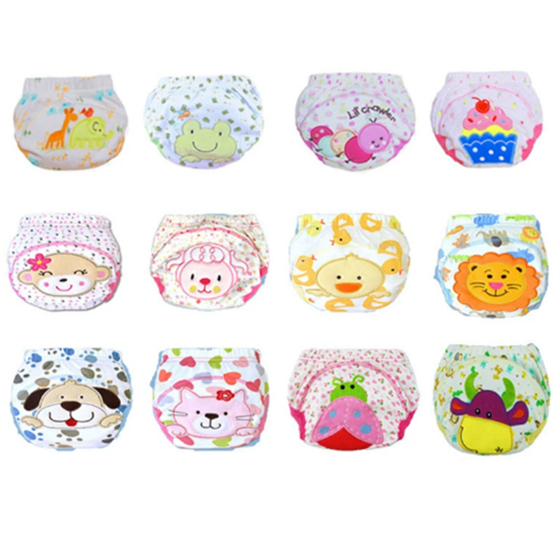 婴儿学习裤宝宝训练裤男女童防水款布尿裤婴儿尿布裤隔尿裤面包裤