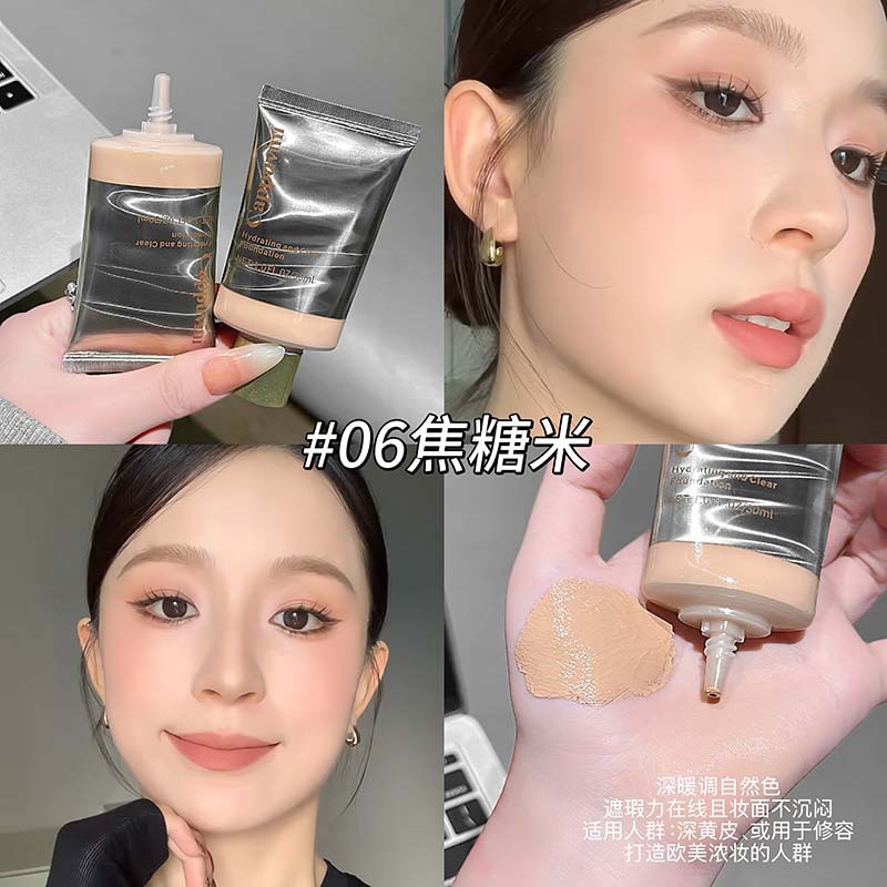 CAPPUVINI gel hidratante base líquida transparente, pó de maquillaje, polvo de maquillaje, blanqueador base líquido al por mayor transfronterizo