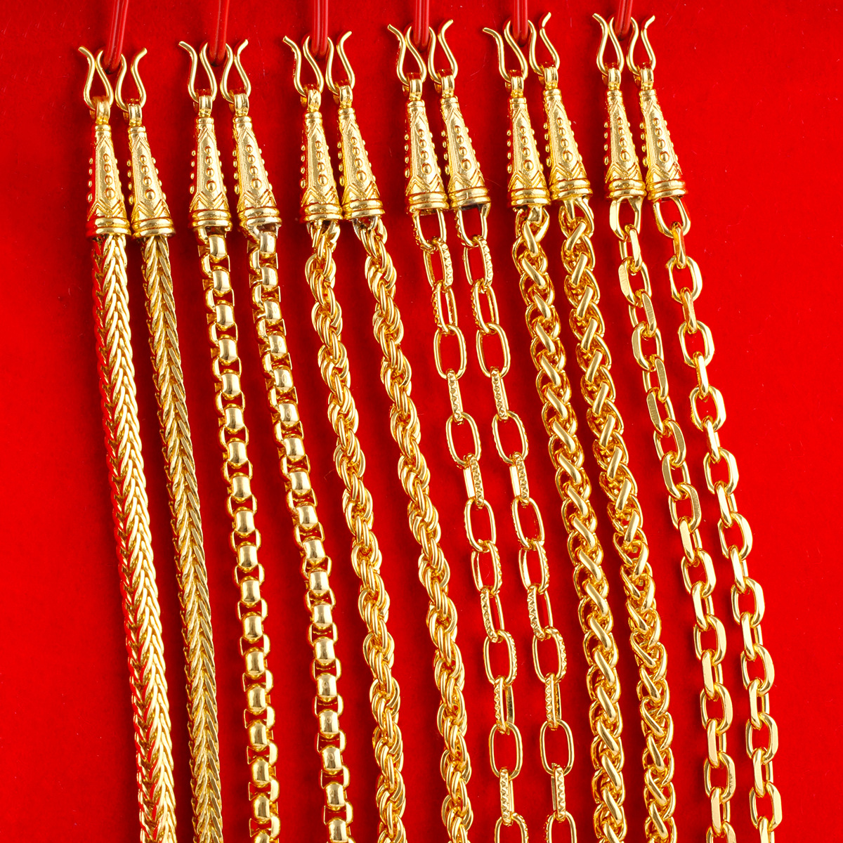 summer golden necklace