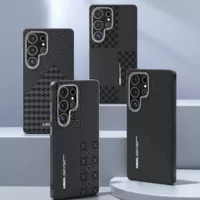 Углеродное волокно текстура подходит для Samsung S25 Ultra магнитный чехол для телефона Google Pixel 9A микрорельеф защитный чехол