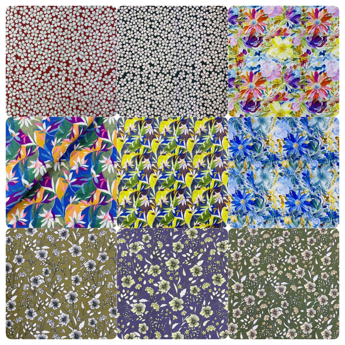 纯棉数码直喷印花布 60支高密府绸印花  春夏款童装女装服装面料