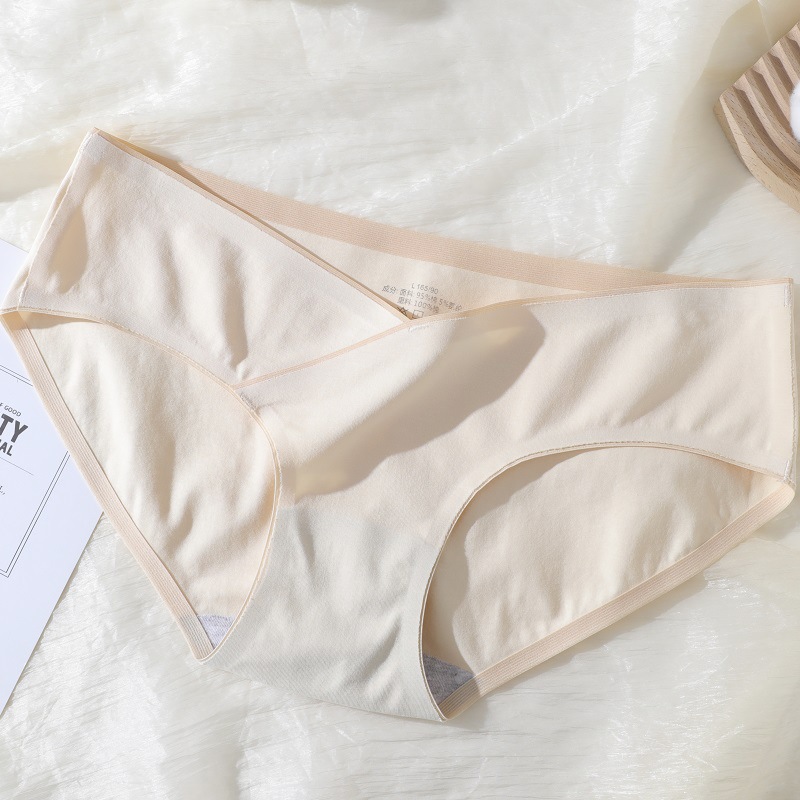 Ropa interior de mujer embarazada entrepierna de algodón de verano ropa interior de cintura baja embarazada soporte de vientre temprano, medio y tardío sin costuras más tamaño ropa interior de mujer embarazada al por mayor
