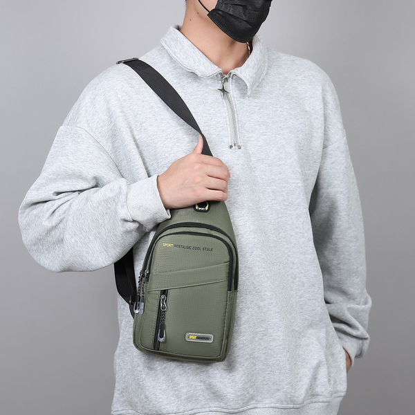 Fashionable trend men's chest bag