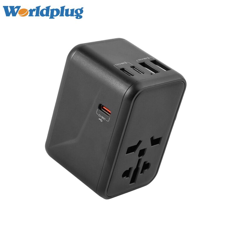 Universal Global Adapter Charger Usb+Typec Fast Charging European/American/British/Australian Standard Convertible Plug