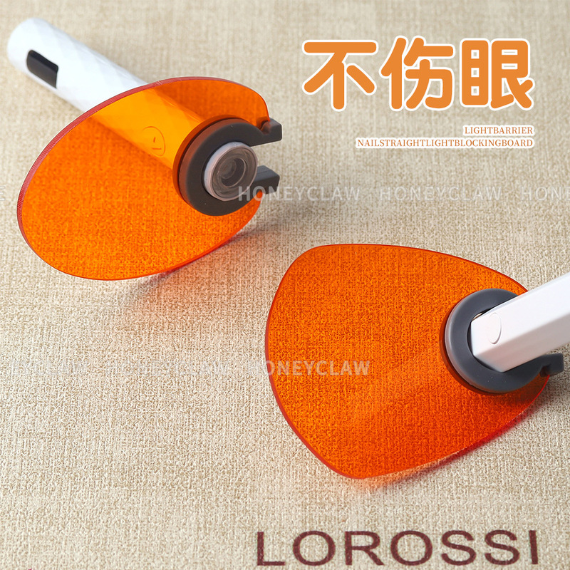 Nail Art Light Shield, Uv Isolation, Anti-Blue Light Shield, Handheld Light Eye Protection Sheet, Dedicated to Nail Salons
