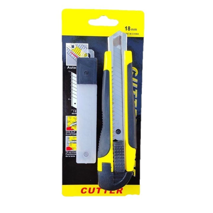 Cuchillo de papel tapiz Cuchillo de papel para cortar suministros de oficina, afilado y duradero, 286 juegos de cuchillos de uso general, cuchillo expreso, cuchillo de caja