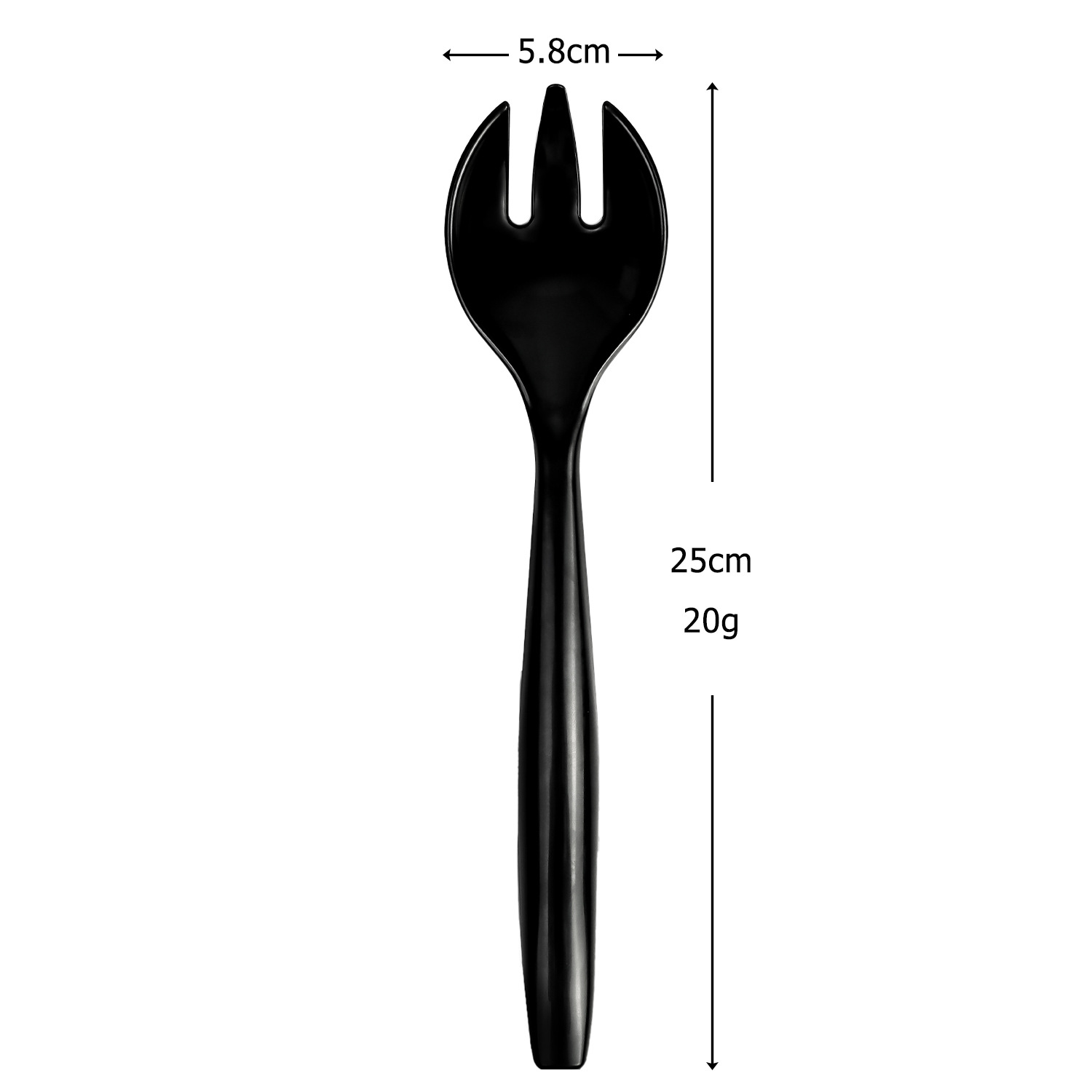 Extra large black fork