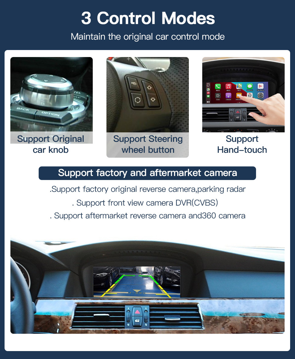 Suitable for Bmw 3/5 Series E60 E61E90 E92 Ccc/Cic Central Control Large Screen Carplay Navigation All-In-One Machine