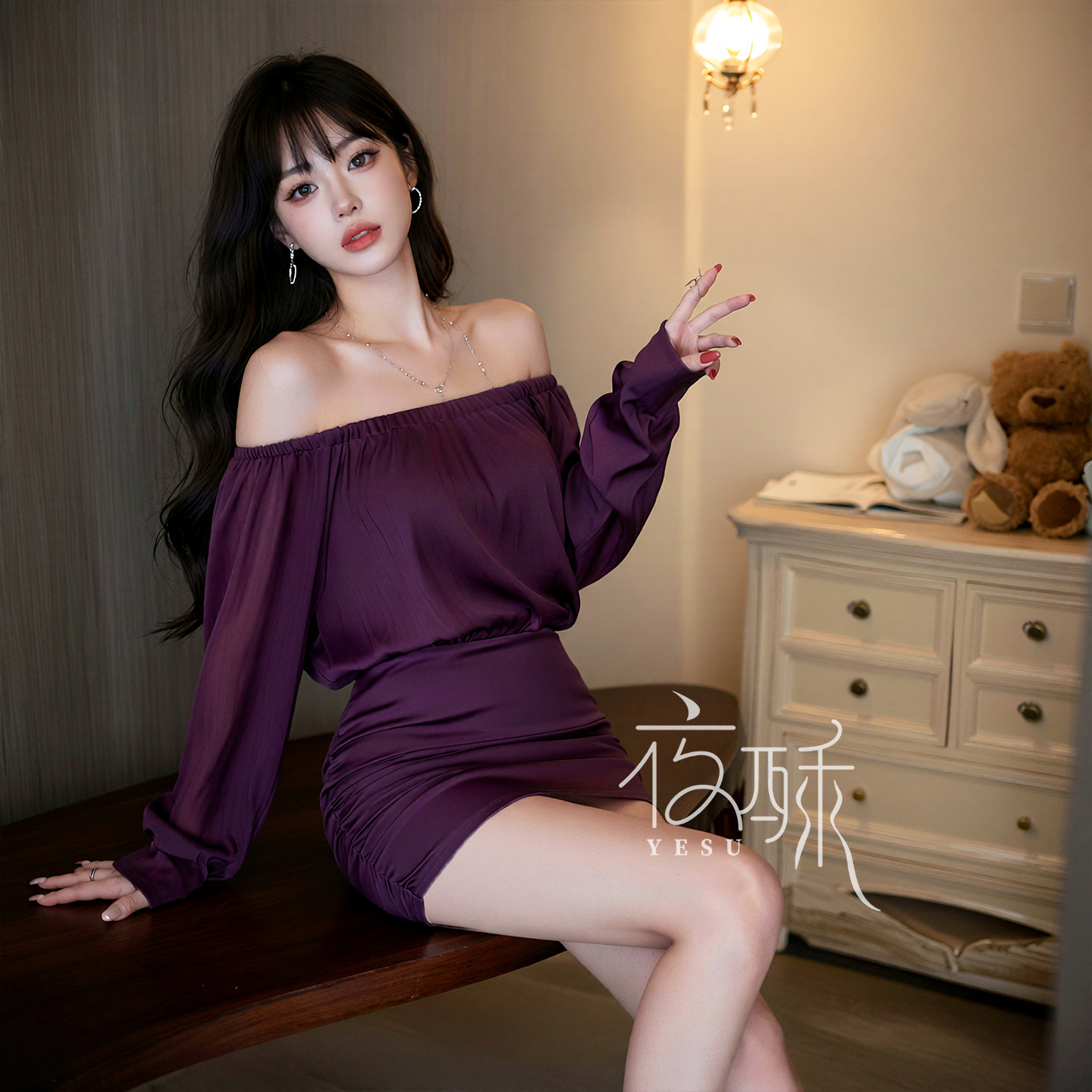 9379 purple / One size fits all