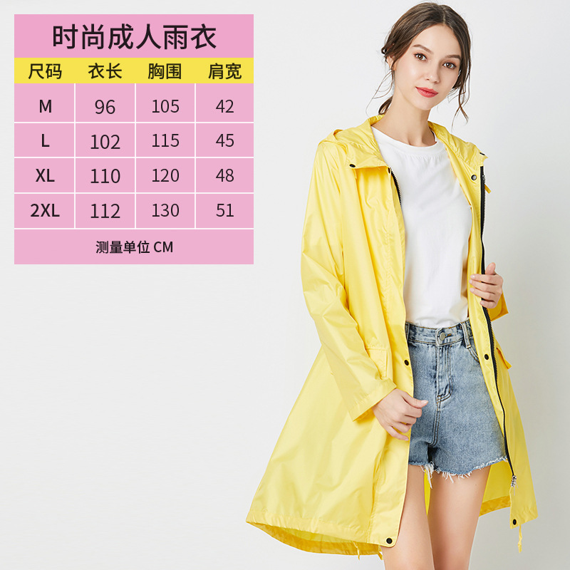 Moda para hombres adultos y mujeres de gabardina impermeable a prueba de polvo de media longitud viaje al aire libre senderismo a prueba de viento lluvia poncho de lluvia
