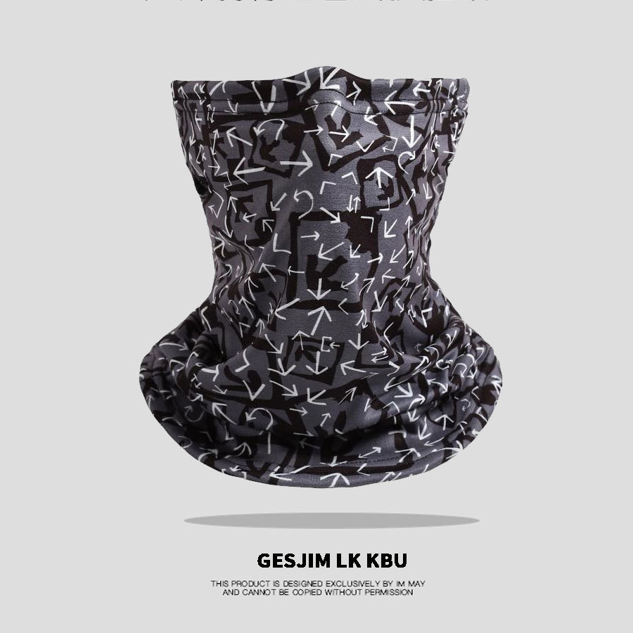 Neue winddichte und warme Gesichtsmaske für Herren zum Reiten, multifunktional, mit Ohren zum Aufhängen, für den Außenbereich, Halsschutz, Kälteschutz, Halsschutz, Kopf- und Halsschutz_voghion.com