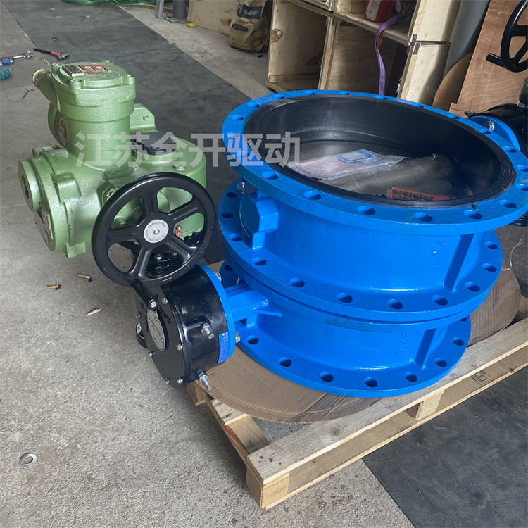 手电一体式煤矿瓦斯蝶阀WSD94F-16C DN600隔爆兼本安带防爆电箱