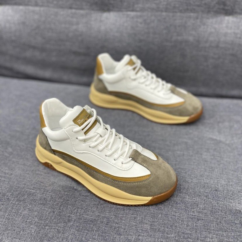 Men S Shoes Spring Station Fashion Casual All Match And Autumn Korean Version Of Daddy Single Shoes Sports Leisure_voghion.com