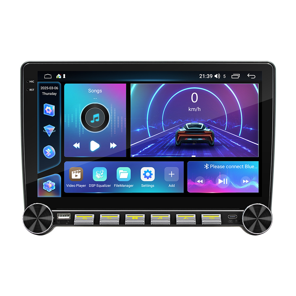 Transfronterizo de 10.1 pulgadas Fang Yitong navegación Android inalámbrica carplay control central automóvil imagen de marcha atrás HD
