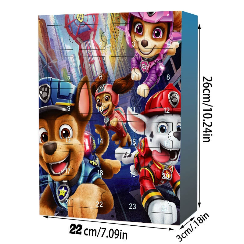2025 год跨境 рождественский Advent Day Blind Box Wangwang Team Hokage 24 дня отсчета сюрприз рождественский подарок