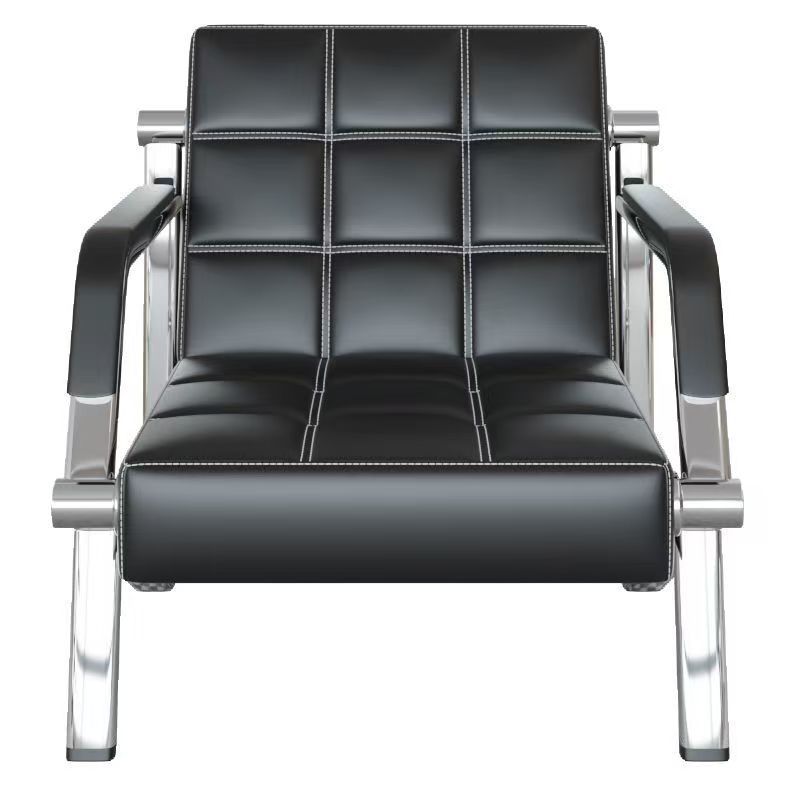 Sofá de oficina simple sofá moderno combinación de sala de estar doble triple sofá de recepción de oficina de hierro forjado
