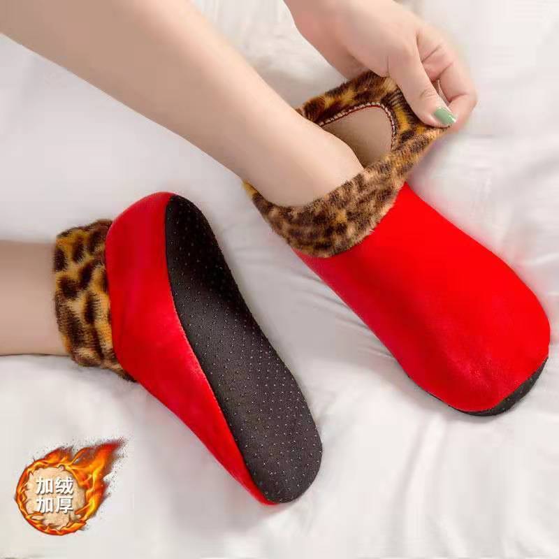 Calcetines de piso para adultos para hombres y mujeres calcetines gruesos forrados con forro polar cálido para hombres Otoño e Invierno vellón de coral educación temprana cubierta de pie antideslizante al por mayor