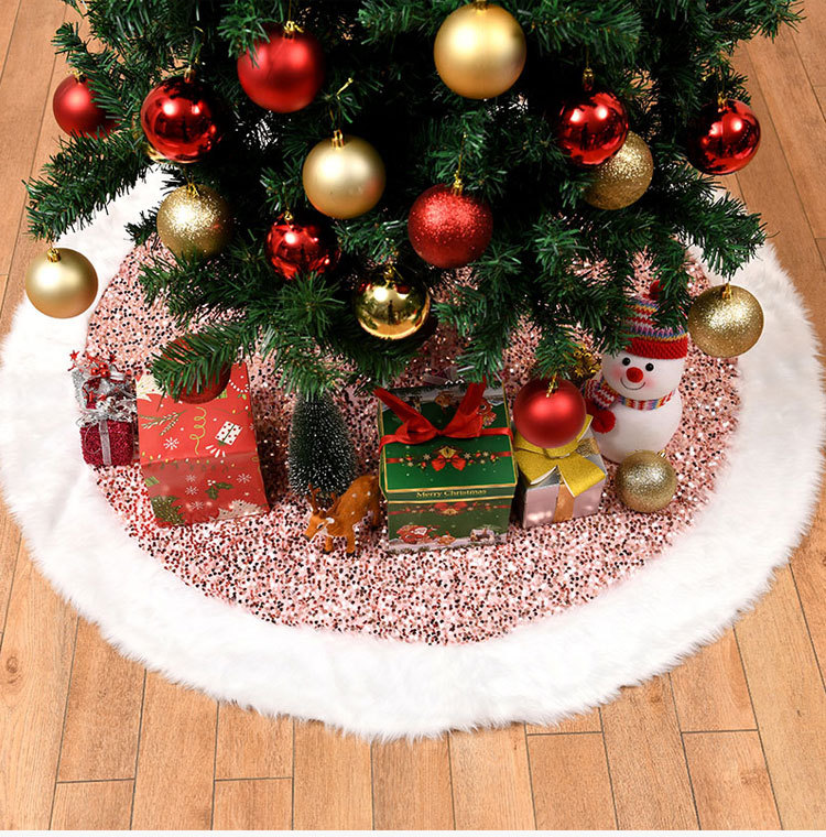 Christmas Plush Sequin Fabric  Tree Skirt Wholesale Nihaojewelry display picture 19