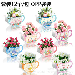 Kz052外国貿易の水筒のティーポットの茶話会の花の輪は装飾のパーティーの贈り物の立体の白い紙の箱を並べます。