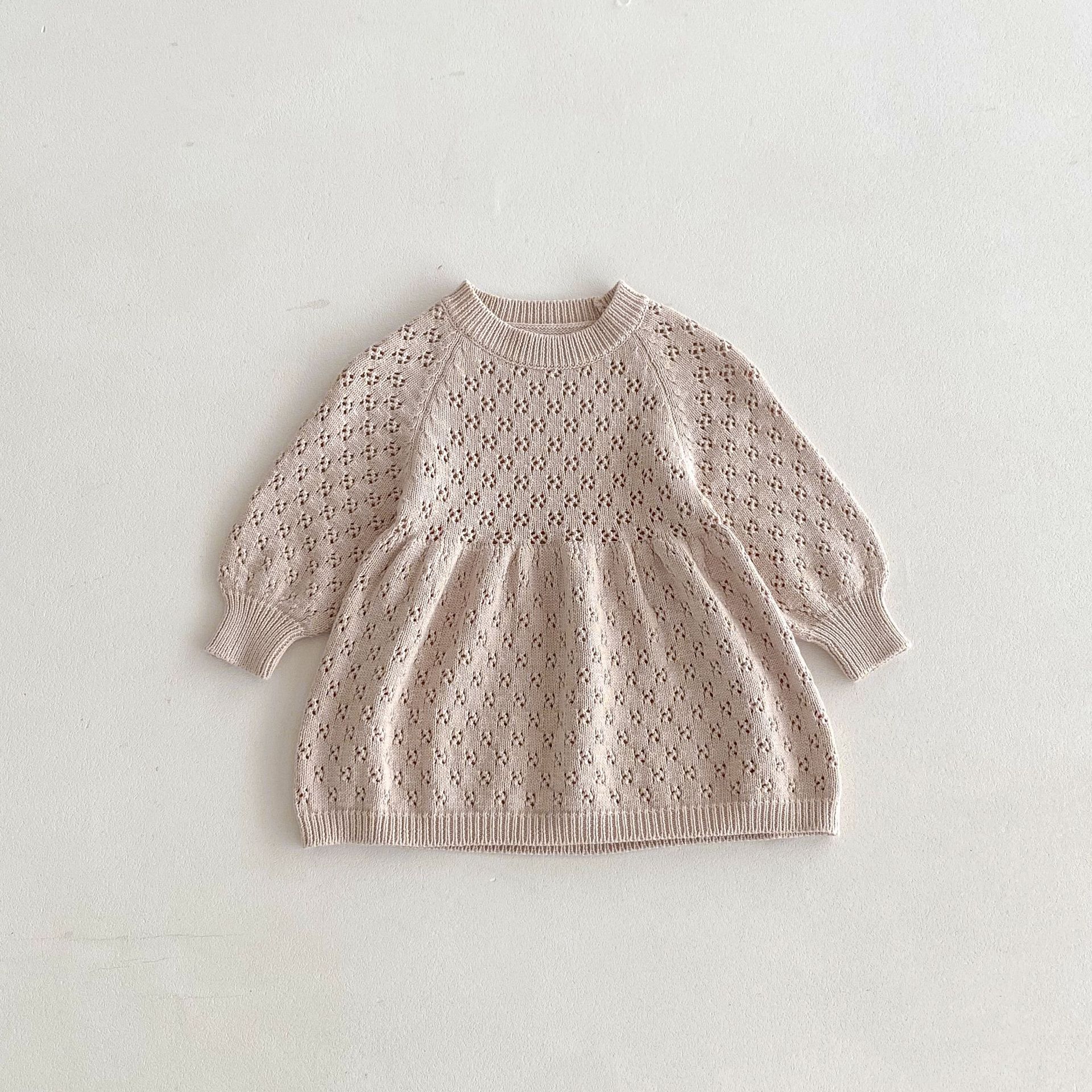 Brand children's woolen dress