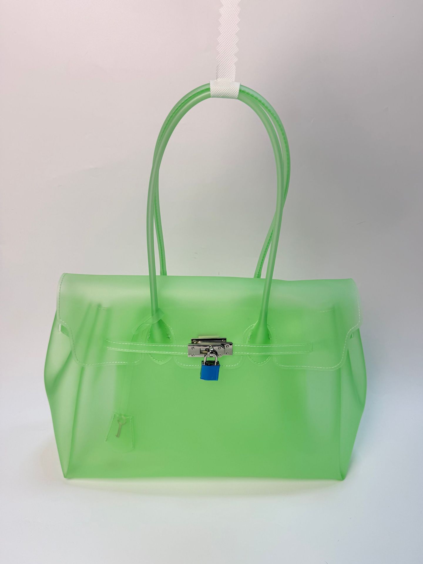 Tpu mint green (with key + rivets on the bottom) / 35*27*15cm