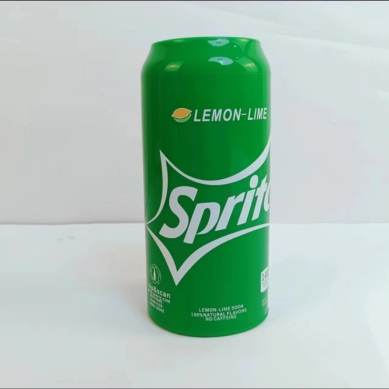 연한 녹색 500ml 스프라이트* 캔 고무 슬리브