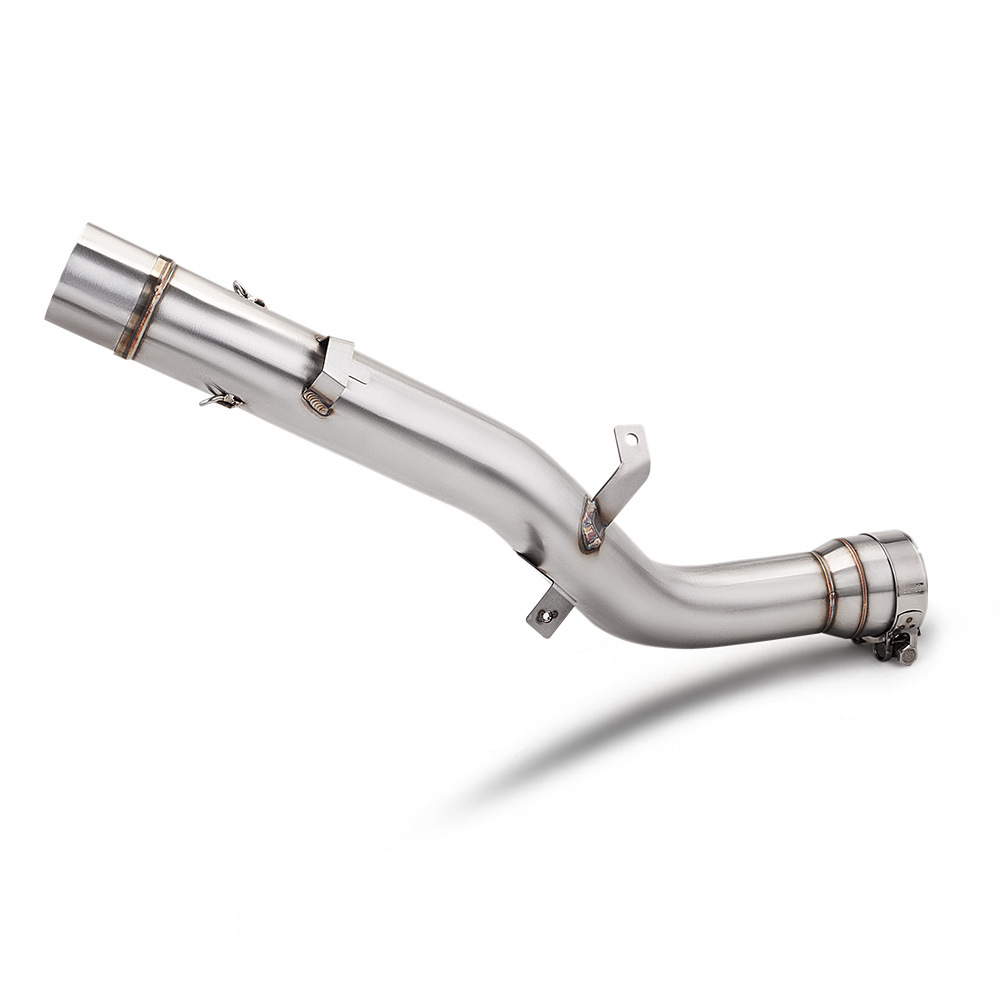Motorcycle ZX820RR exhaust pipe suitable for Zhangxue 820RR, stainless steel drumless middle section, original factory interface